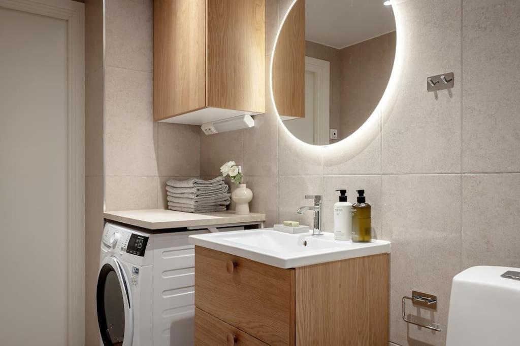 Modern Elegance I Hagastaden Apartment Stockholm Exterior foto